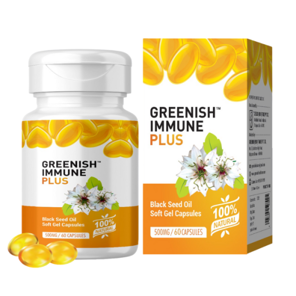 Greenish Baraka Immune Plus Black Seed Oil Capsule (30 & 60 Capsules)